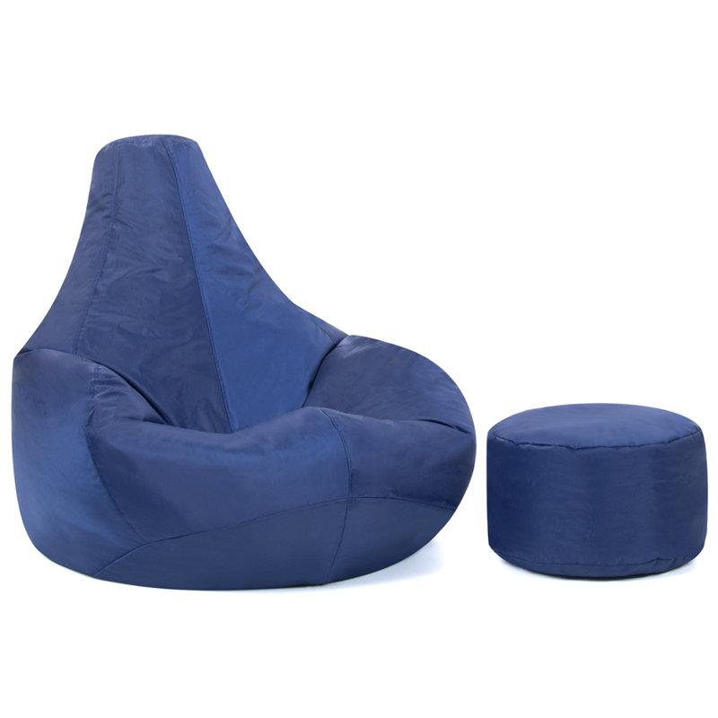 Brayden Studio Bean Bag Chair and Footstool & Reviews Wayfair.co.uk